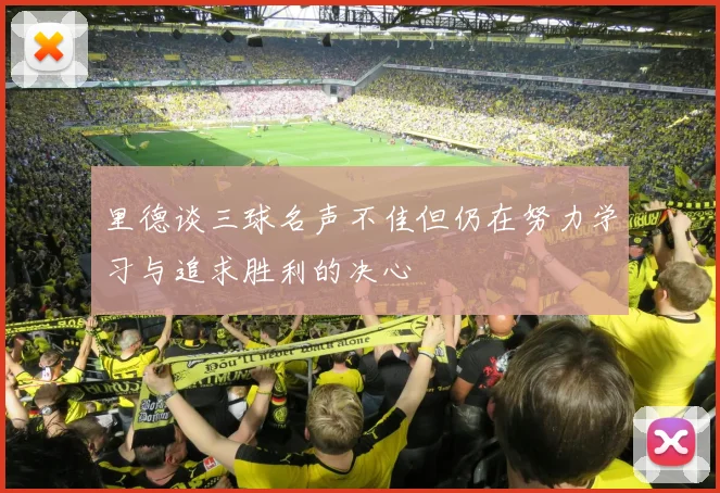 里德谈三球名声不佳但仍在努力学习与追求胜利的决心